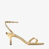 1998 Leo 65 Gold Candy Wrap Leather Sandal