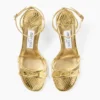 1998 Leo 65 Gold Candy Wrap Leather Sandal
