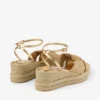Aella Wedge 60 Gold Raffia Wedge Sandals