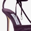 Afia Mesh 100 Winter Bloom Satin and Ruched Tulle Pumps