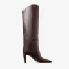 Alizze Knee Boot 85 Deep Merlot Smooth Leather Knee High Boots