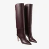 Alizze Knee Boot 85 Deep Merlot Smooth Leather Knee High Boots