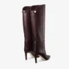 Alizze Knee Boot 85 Deep Merlot Smooth Leather Knee High Boots