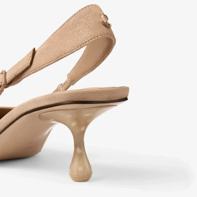Amel 50 Chai Suede Slingbacks