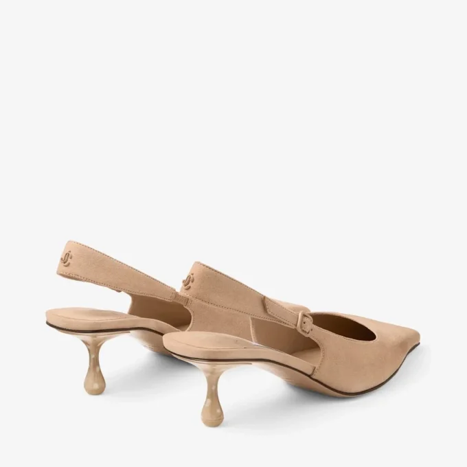 Amel 50 Chai Suede Slingbacks