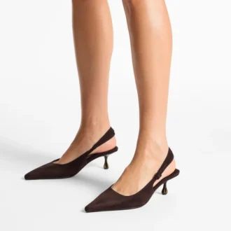 Amel 50 Chocolate Suede Pumps