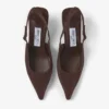 Amel 50 Chocolate Suede Pumps