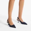 Amel 50 Marine Suede Slingbacks