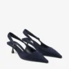 Amel 50 Marine Suede Slingbacks