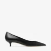 Amelia 35 Black Calf Leather Pumps