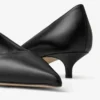 Amelia 35 Black Calf Leather Pumps