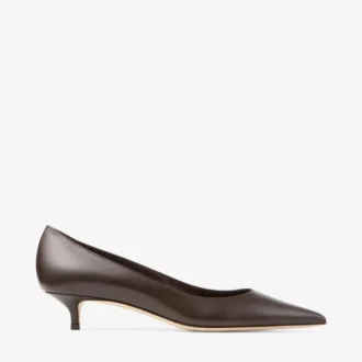Amelia 35 Chocolate Calf Leather Pumps