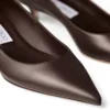 Amelia 35 Chocolate Calf Leather Pumps