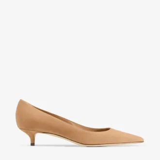 Amelia 35 Toffee Suede Pumps