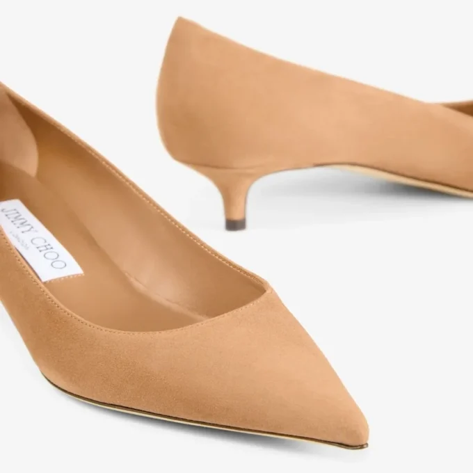 Amelia 35 Toffee Suede Pumps