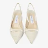 Amita 45 Natural Fine Raffia Slingbacks