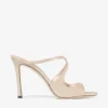 Anise 95 Gold Metallic Leather Mules