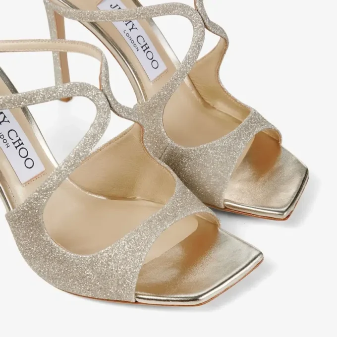 Anise 95 Platinum Ice Dusty Glitter Mules