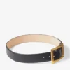 Arlie Black Calf Leather Belt