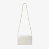 Avenue Curve Clutch Latte Quilted Nappa Leather Clutch Bag