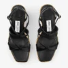 Ayla 85 Black Nappa Leather Wedge