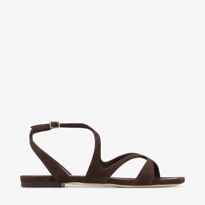 Ayla Flat Chocolate Suede Flats