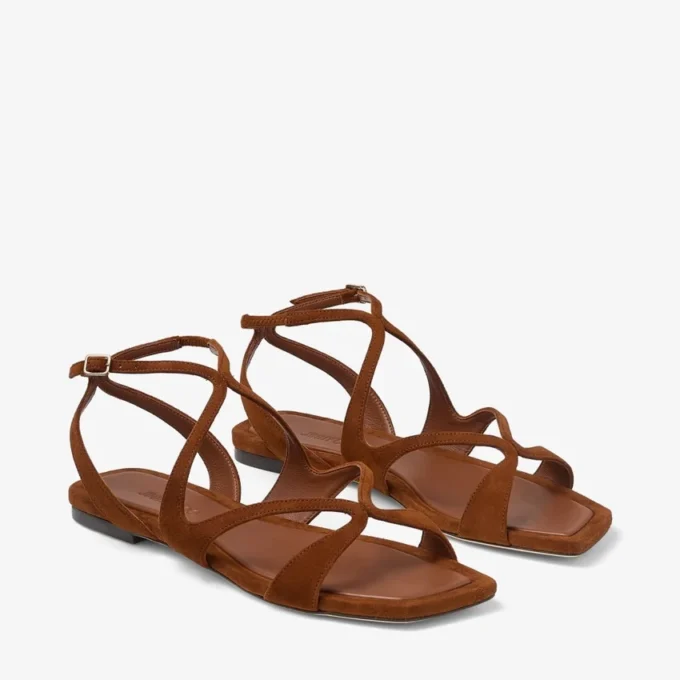Ayla Flat Tan Suede Flats
