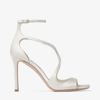 Azia 95 Ivory Satin Sandals