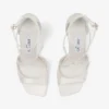Azia 95 Ivory Satin Sandals