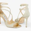 Azia 95 Platinum Ice Dusty Glitter Sandals