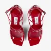 Azia 95 Ruby Red Patent Leather Sandals