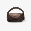 Bar Hobo Small Chocolate Biker Leather Shoulder Bag