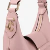 Bar Hobo Small Rose Biker Leather Shoulder Bag