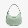 Bar Hobo Small Verde Biker Leather Shoulder Bag