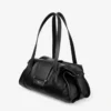 Bar Holdall Medium Black Biker Leather Holdall Bag
