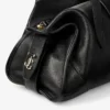 Bar Holdall Medium Black Biker Leather Holdall Bag