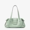 Bar Holdall Medium Verde Biker Leather Holdall Bag