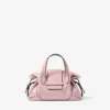 Bar Holdall Small Rose Biker Leather Holdall Bag