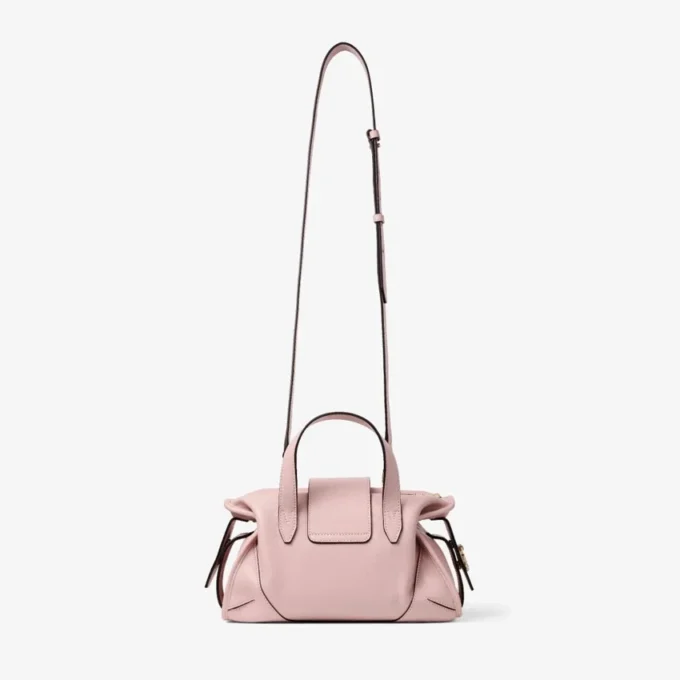 Bar Holdall Small Rose Biker Leather Holdall Bag