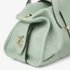 Bar Holdall Small Verde Biker Leather Holdall Bag