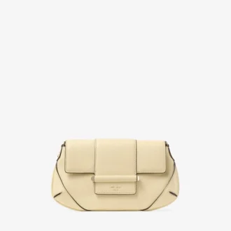 Bar Wallet with Chain Buttermilk Biker Leather Shoulder Bag