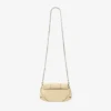 Bar Wallet with Chain Buttermilk Biker Leather Shoulder Bag