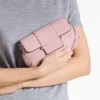 Bar Wallet with Chain Rose Biker Leather Wallet with Chain