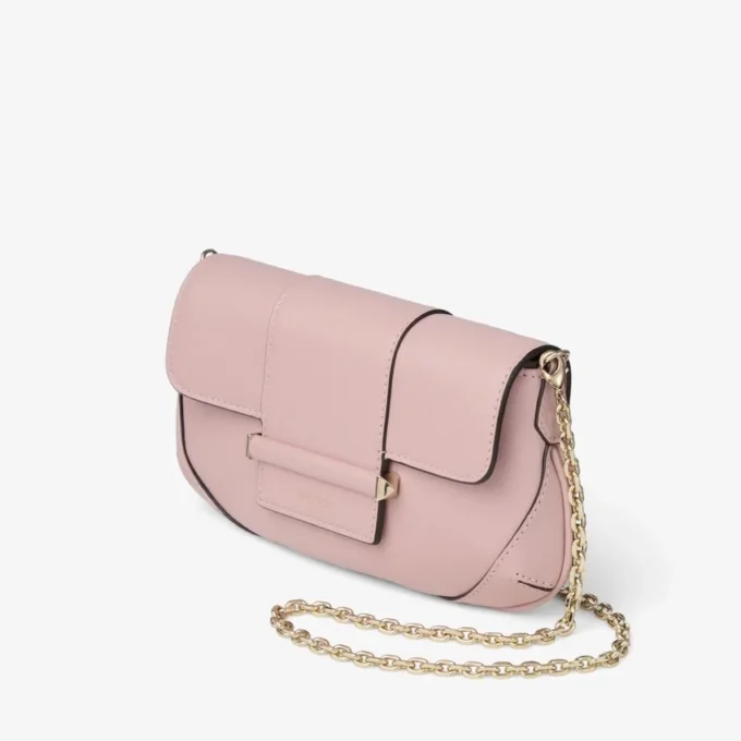 Bar Wallet with Chain Rose Biker Leather Wallet with Chain
