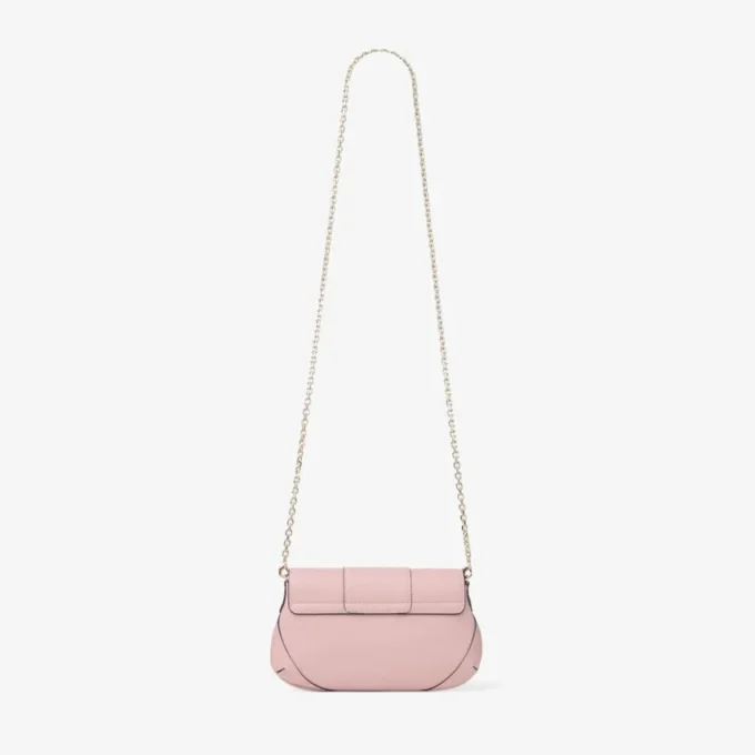 Bar Wallet with Chain Rose Biker Leather Wallet with Chain