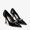 Belinda Pump 90 Black Patent Leather Pumps