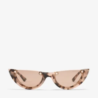 Beth Pink Havana Cat Eye Sunglasses