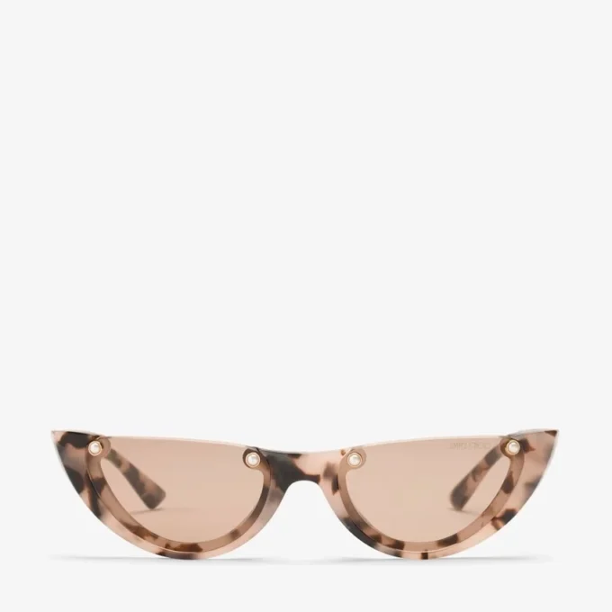 Beth Pink Havana Cat Eye Sunglasses
