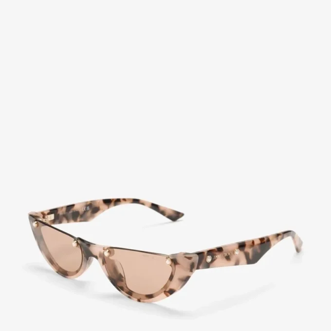 Beth Pink Havana Cat Eye Sunglasses