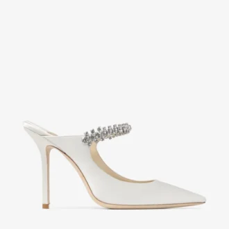 Bing 100 Ivory Satin Pumps